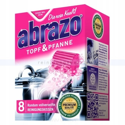 Abrazo czyścik do garnków 8szt skuteczne usuwanie przypaleń i tłuszczu