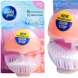 Ambi Pur WC 55ml Rose & Grapefruit zawieszka zapachowa do toalety