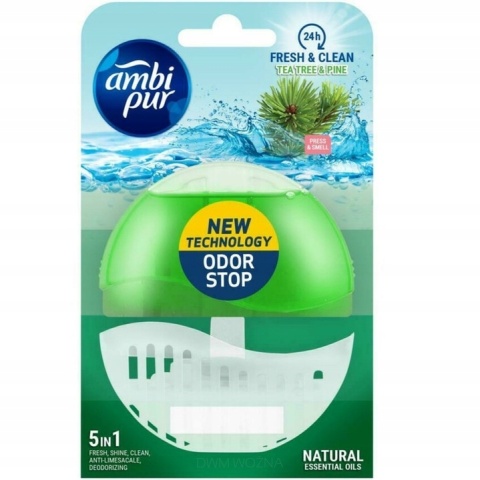 Ambi Pur kostka do WC 55ml Tee Tree & Pine zawieszka do toalety