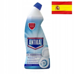 Antikal Classic Żel do WC 750ml Skuteczne Czyszczenie i Usuwanie Kamienia