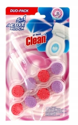 At Home Zawieszka do WC 5w1 Lawenda 2x45g świeżość i czystość toalety