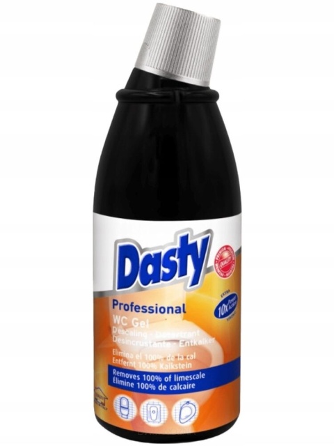 DASTY WC GEL 750ml Bleach żel do czyszczenia i odkamieniania toalety
