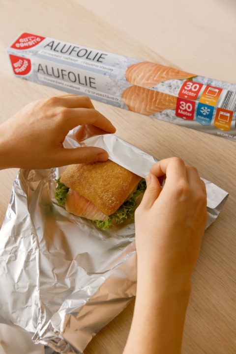 Folia aluminiowa Gut&Günstig 30m mocna trwała do żywności kuchni