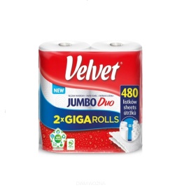 Ręcznik papierowy Velvet A3 JUMBO 2W mocny chłonny dwuwarstwowy
