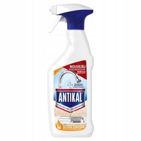 Antikal Spray do Łazienki z Octem 500ml Usuwa Kamień i Osad Czysta Łazienka