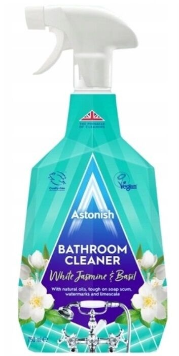 Astonish Bathroom 750ml Spray Płyn do Czyszczenia Łazienki, Kabin, Płytek