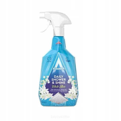 Astonish Shower 750ml Spray do Kabin Prysznicowych White Lilies Czyszczenie
