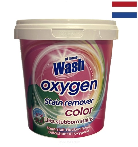 At Home Wash Oxygen Odplamiacz Kolor 900g Proszek na Plamy