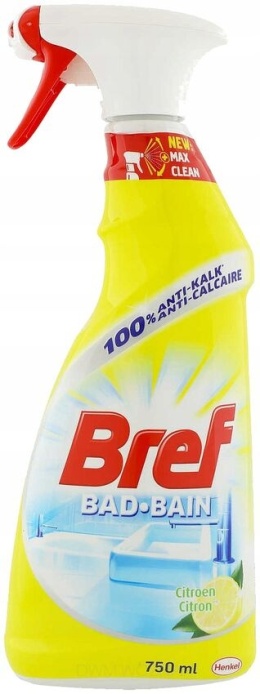 Bref Bad Spray 750ml Citroen środek do łazienki czyszczenie higiena