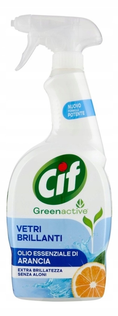 Cif Spray do Mycia Szyb i Luster bez smug 650ml Vetri Brilanti Arancia