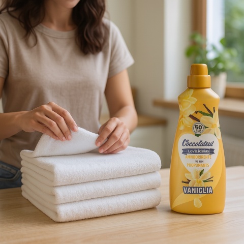 Coccolatevi Vaniglia koncentrat do płukania tkanin 1250ml - wydajny płyn