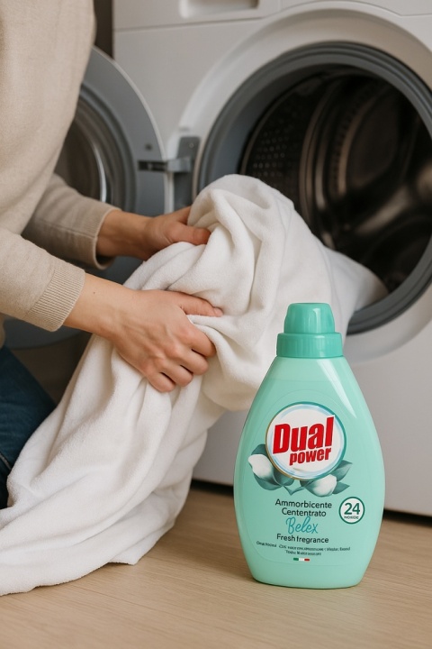 DUAL POWER Relax koncentrat do płukania tkanin 600ml płyn do prania