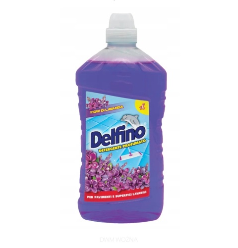Delfino Płyn do Mycia Podłóg Lawenda 1L Koncentrat Wydajny i Skuteczny