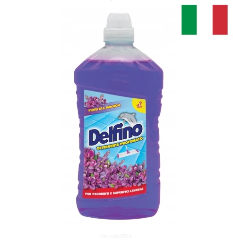 Delfino Płyn do Mycia Podłóg Lawenda 1L Koncentrat Wydajny i Skuteczny