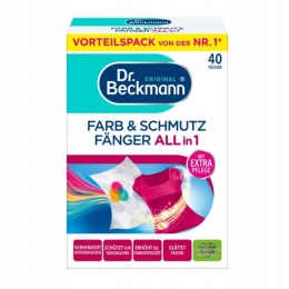 Dr Beckmann Farb & Schmutz 40 szt. chusteczki wyłapujące kolory i brud