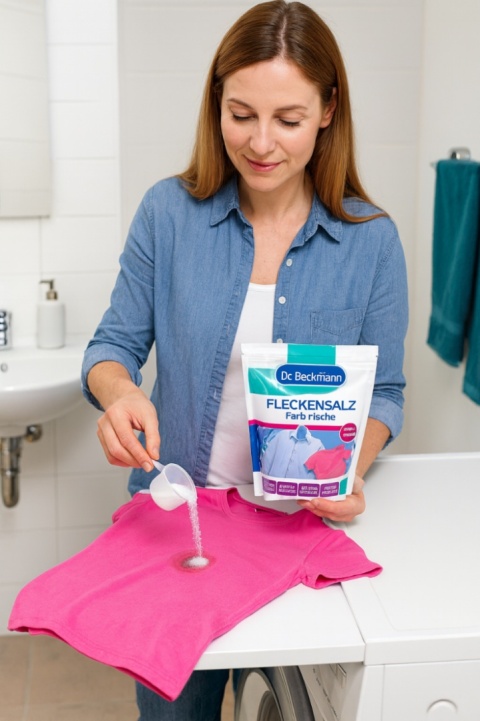 Dr Beckmann Fleckensalz Oxi-Power Odplamiacz 80g skuteczne usuwanie plam