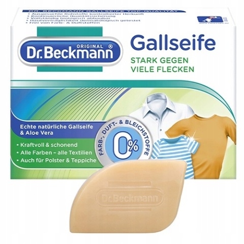 Dr. Beckmann Gallseife Mydło Odplamiające 100g skuteczne na plamy