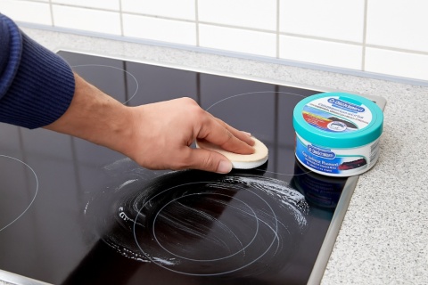 Dr Beckmann Pasta Putzstein Glaskeramik 250g czyści szyby i ceramikę