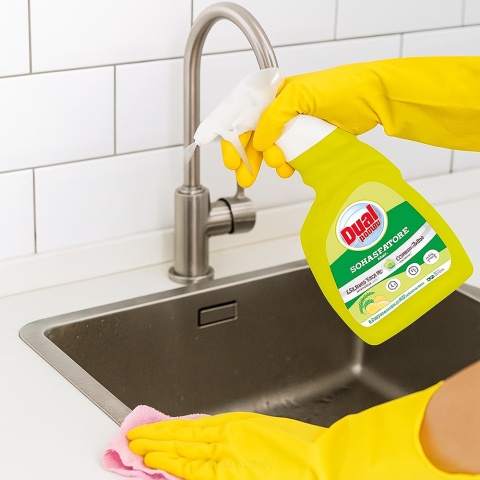 Dual Power Odtłuszczacz Lemon 750ml Pompka Uniwersalny Kuchnia Łazienka