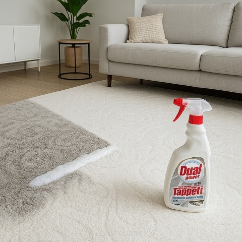 Dual Power płyn do usuwania plam z dywanów i tapicerki 500ml Włochy