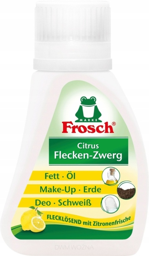 Frosch Odplamiacz w Płynie 75ml Żel z Aktywnym Tlenem Citrus Skuteczny