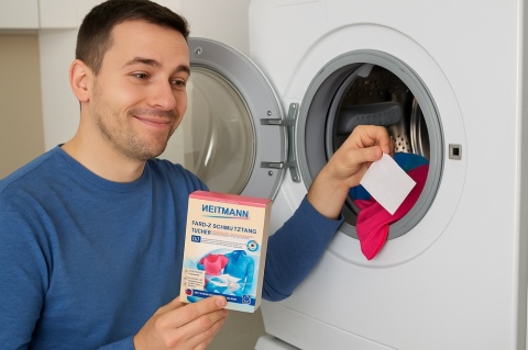 Heitmann Farb&Schmutz chusteczki wyłapujące kolor 45 szt. ochrona prania