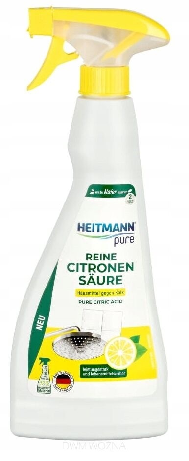 Heitmann Spray 500ml Odkamieniacz Cytrynowy Citronensäure do łazienki i kuchni