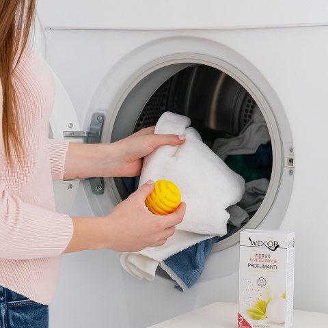 Płytki zmiękczające do suszarki Wexor 3szt 45 cykli świeże pranie