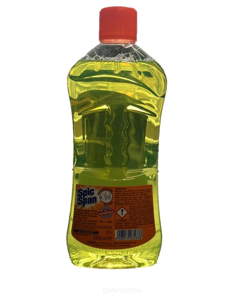 Spic & Span Cedro e Bergamotto 1L płyn do mycia podłóg, cytrusowy zapach