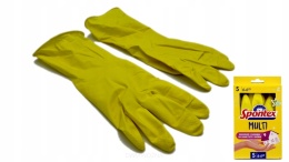 Spontex Multi Rękawiczki do Sprzątania Lateksowe Rozmiar S Wytrzymałe