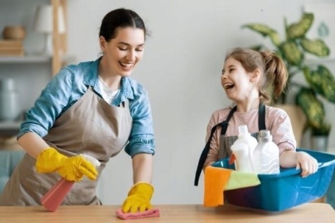 Spontex Multi Rękawiczki do Sprzątania Lateksowe Rozmiar S Wytrzymałe