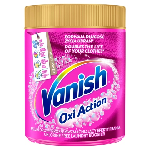 Vanish Oxi Action 470g Odplamiacz Proszek Uniwersalny do Prania