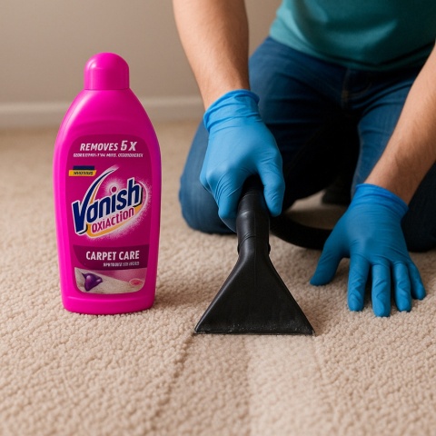 Vanish Szampon 450ml Preparat do Mycia i Czyszczenia Dywanów i Tapicerek