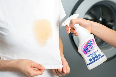 Vanish White Spray 750ml Odplamiacz do Białego Prania Płyn Skuteczny