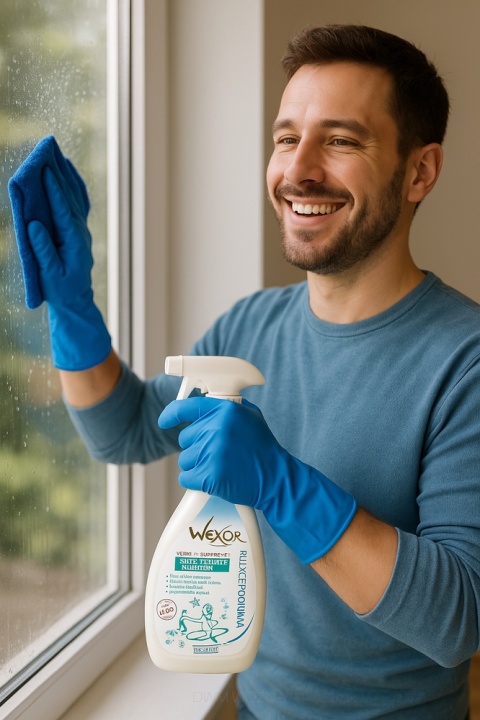 WEXOR Perfumowany Płyn do Mycia Okien 750ml - Lśniące Bez Smug Zapach