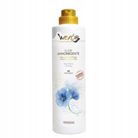 Wexor Fiori Blue Płyn do Płukania Tkanin 30 Płukań Świeży Zapach, Miękkość