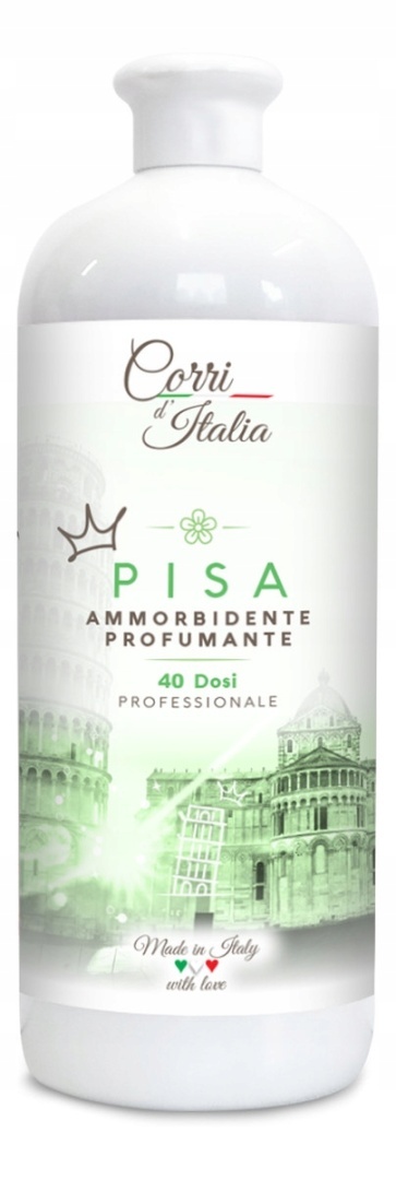 CORI D'ITALIA Pisa Koncentrat do Płukania Tkanin 1L Długotrwały Zapach