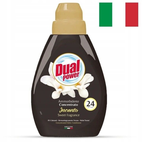DUAL POWER Incanto koncentrat płyn do płukania tkanin 600ml wydajny
