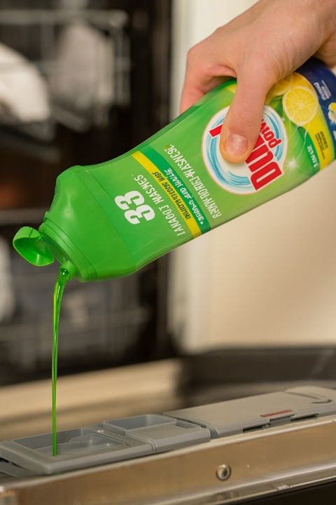 DUAL POWER Żel do Zmywarki Lemon 660ml Skuteczne Mycie Naczyń