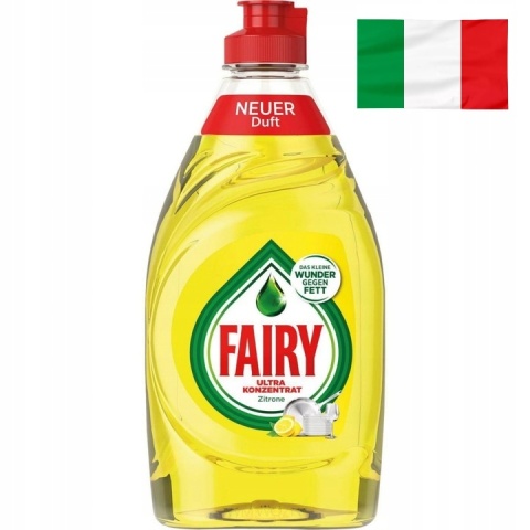 Fairy Zitrone płyn do naczyń 450ml skuteczny cytrynowy detergent
