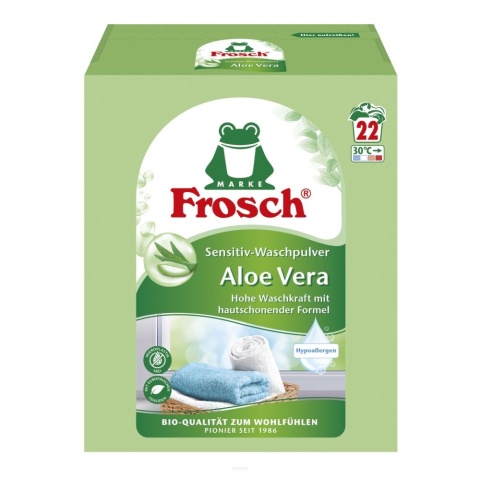 Frosch Proszek do Prania Sensitive Aloe Vera 1,45kg 22 Prania Eko