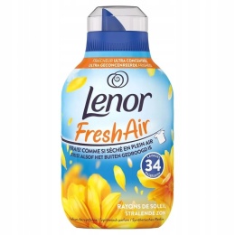 Lenor Płyn do Płukania Tkanin Fresh Rayons de Solis 476ml 34 Prań