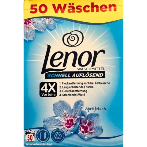 Lenor Proszek do Prania Uniwersal 3kg 50 Prań Skuteczne Pranie i Zapach