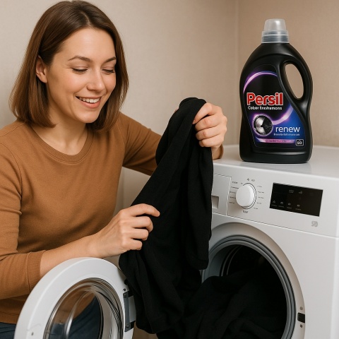 Persil Płyn do Prania Black 1,25l 25 prań Do Ciemnych Tkanin Efekt Głębi