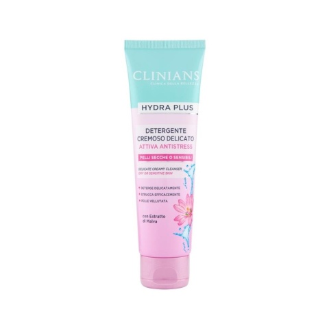 CLINIANS Hydra Plus Krem Oczyszczający do Twarzy Nawilżenie Skóra Mix