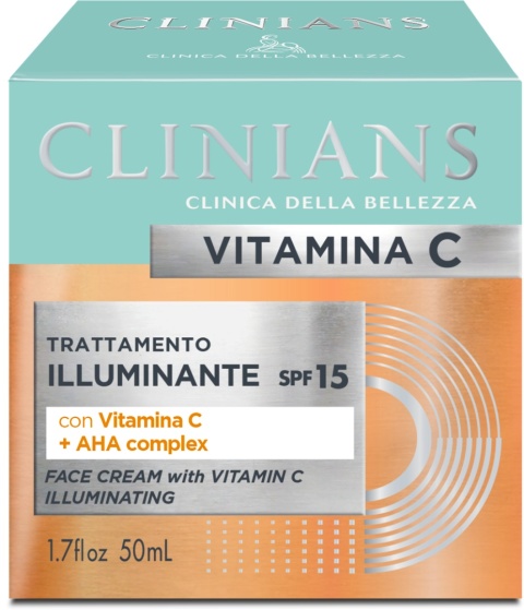 CLINIANS Krem do Twarzy z Witaminą C 50ml Rozświetlenie i Nawilżenie