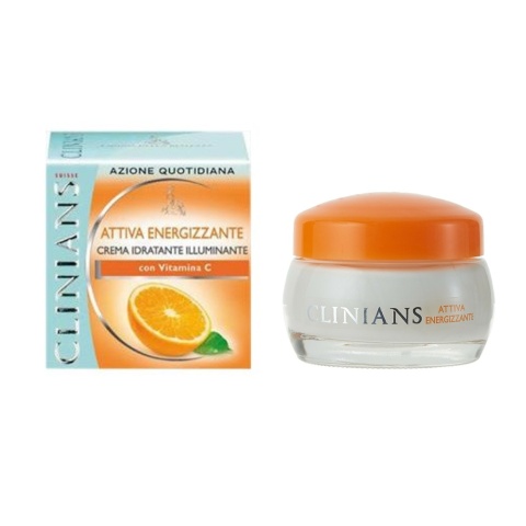 CLINIANS Krem do Twarzy z Witaminą C 50ml Rozświetlenie i Nawilżenie