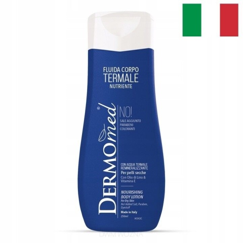 DERMAMED Balsam Nawilżający do Ciała 250ml z Pompką Krem Nutriente