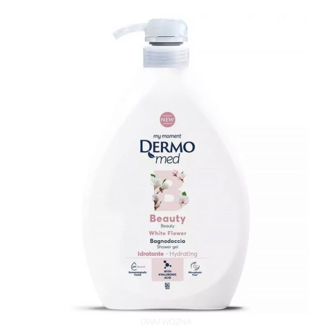 DERMOMED Beauty White Żel pod prysznic i płyn do kąpieli 1000ml pompka