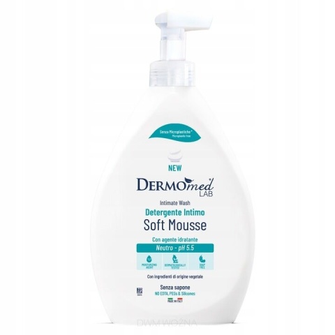 DERMOMED Pianka Żel do Higieny Intymnej Neutro 500ml Włochy Pompka